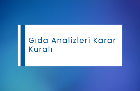 Gıda Karar Kuralı