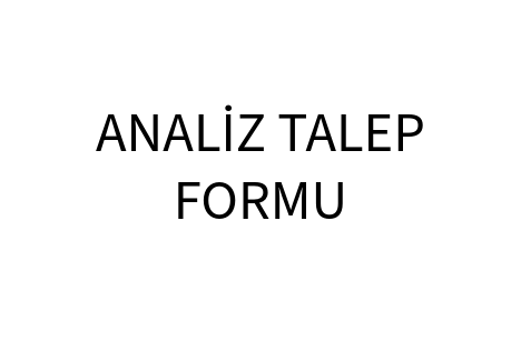 Gıda, Su, Kozmetik Analiz Talep Formu