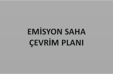 Emisyon Saha Çevrim Planı