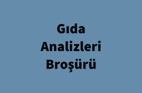 Nanolab Laboratuvarlar Grubu Gıda Broşürü