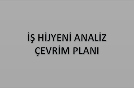 İş Hijyeni Analiz Çevrim Planı