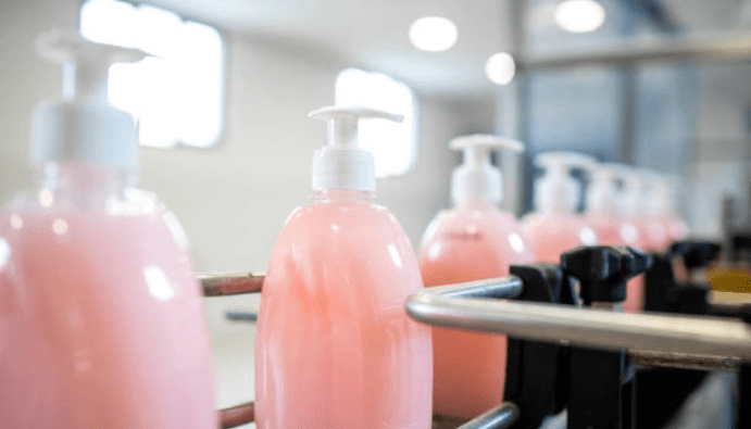 액체 비누 제품의 박테리아 오염 테스트