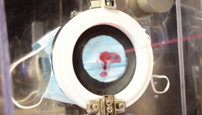Splash Resistance Pressure Test: Medical Mask
