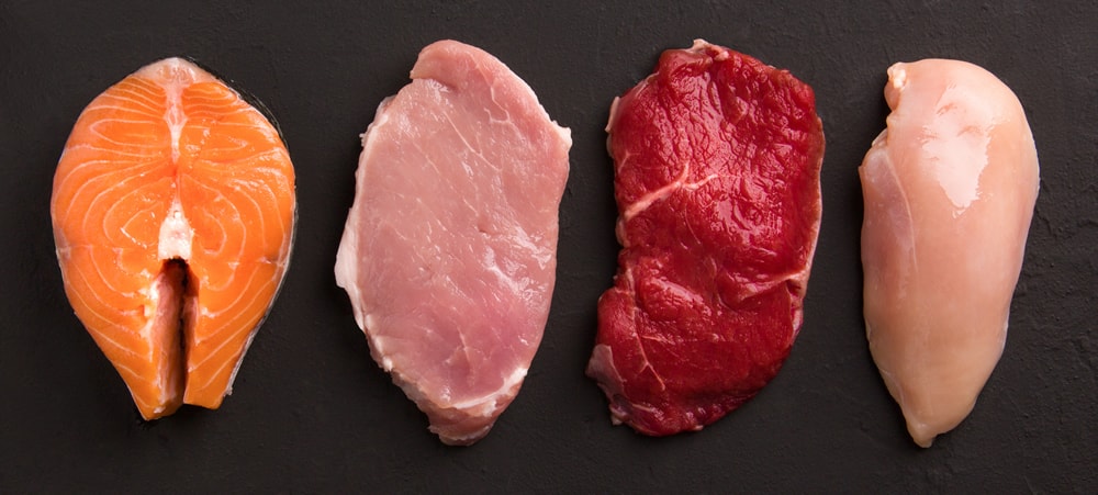تحديد نوع اللحوم